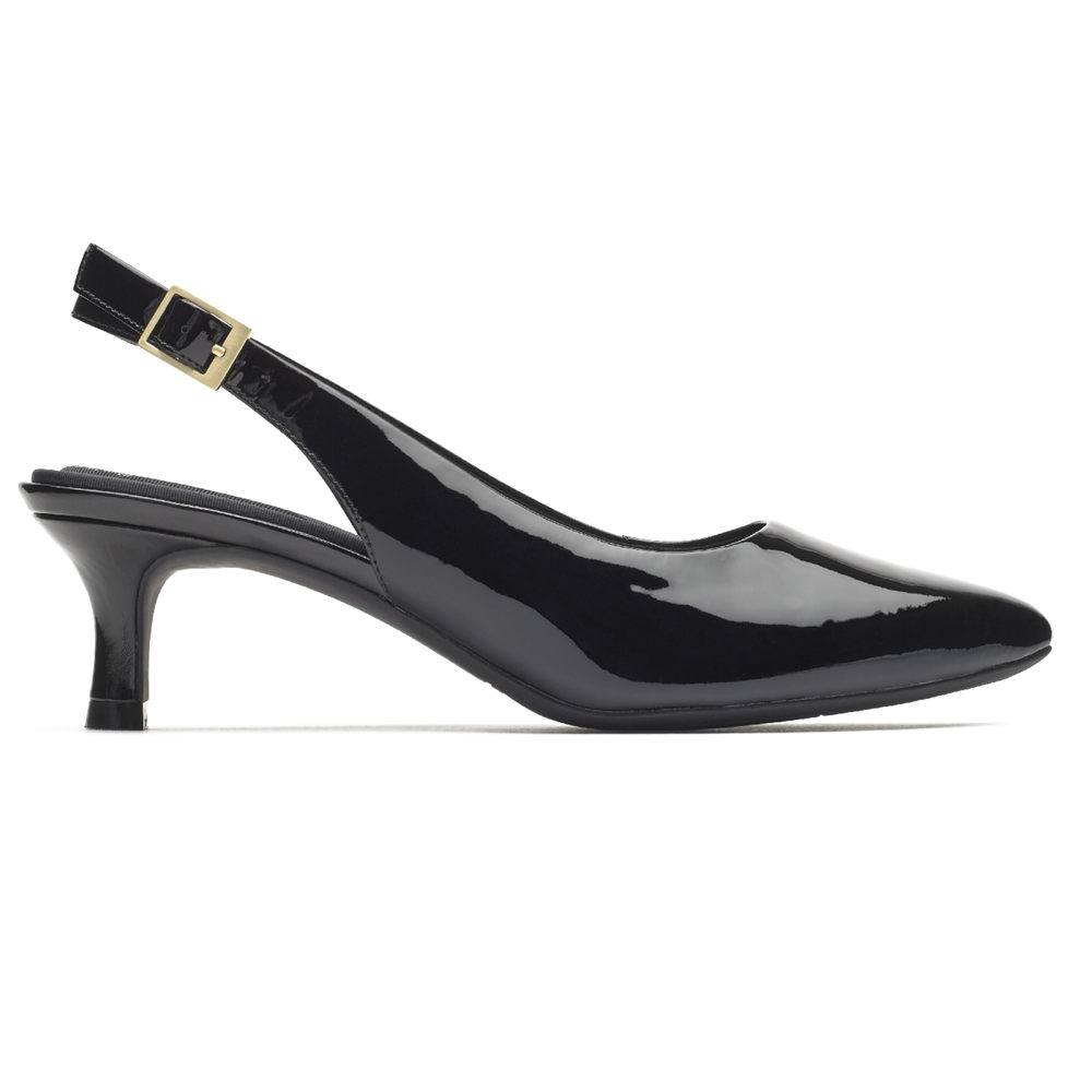 Pumps Rockport Mujer Mexico - Total Motion Kaiya Slingback Negros - UONXL2409